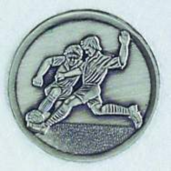 Zinn-Emblem 50mm Fußball