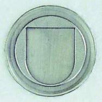 Zinn-Emblem 50mm Neutral "Emblem für kleine Wappen"