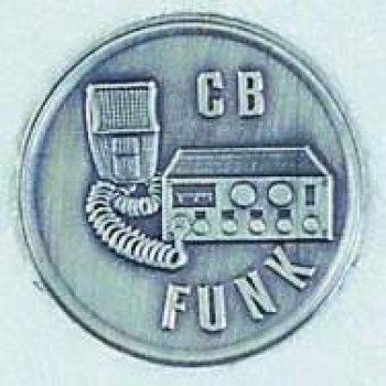 Zinn-Emblem 50mm CB-Funk