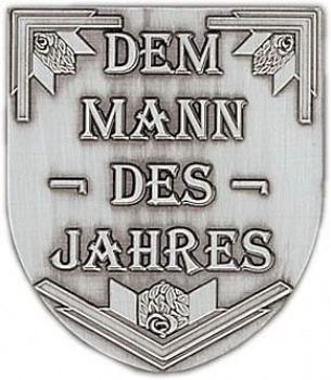 Zinn-Emblem Wappenform Ehrung