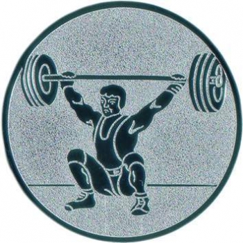 Emblem 25mm "Gewichtheben"