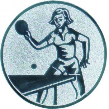 Emblem 25mm "Tischtennis Damen"