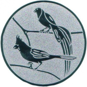 Emblem 25mm "Vögel"