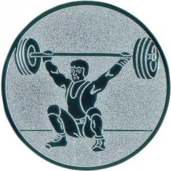 Emblem 50mm "Gewichtheben"