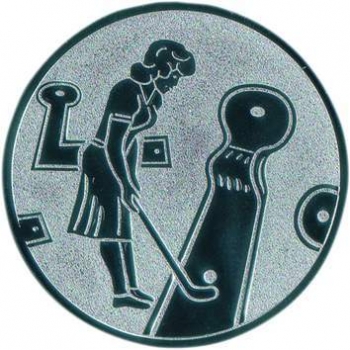 Emblem 50mm "Minigolf Damen"
