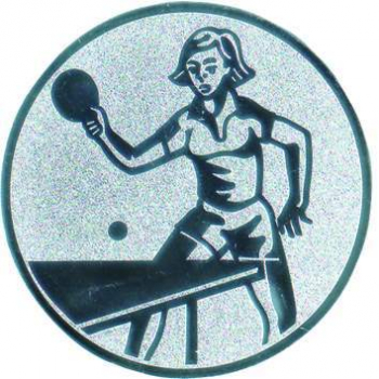 Emblem 50mm "Tischtennis Damen"