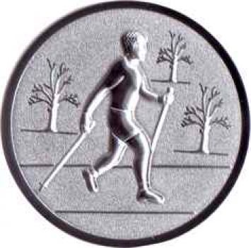 Emblem 50mm "Nordic Walking Herren 3D"