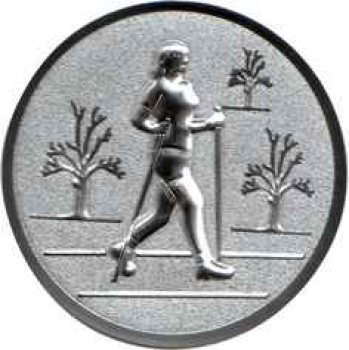 Emblem 50mm "Nordic Walking Damen 3D"