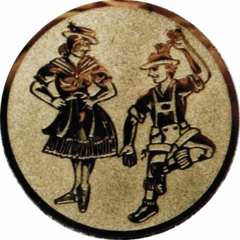 Emblem 25mm "Volkstanz"