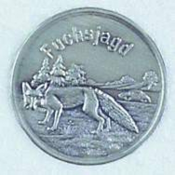 Zinn-Emblem 50mm Motorsport "Fuchsjagd"