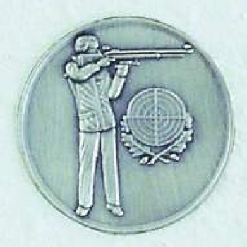 Zinn-Emblem 50mm Schützen "Schütze"