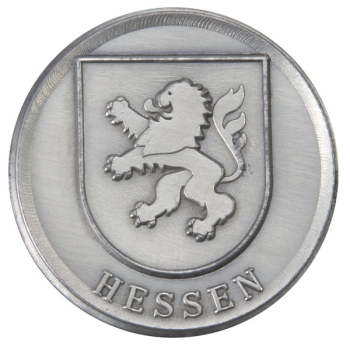 Zinn-Emblem 50mm Bundesländer-Bundesrepublik "Hessen"