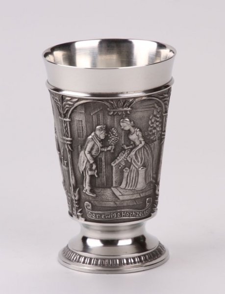 Zinnbecher Wein JB77