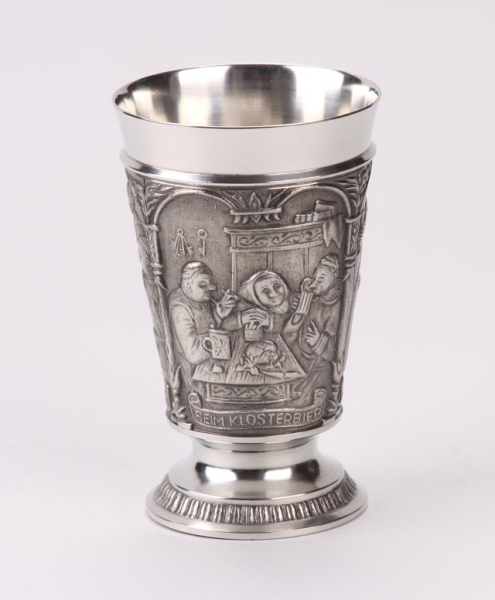Zinnbecher Wein JB82