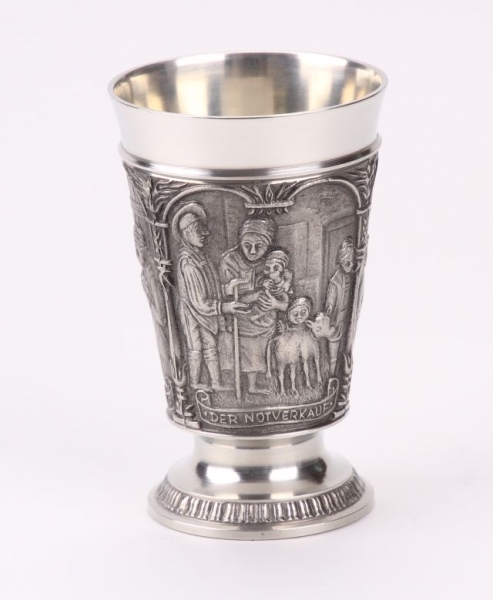 Zinnbecher Wein JB84