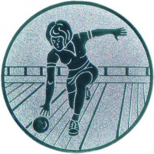 Emblem 25mm "Kegeln Damen"