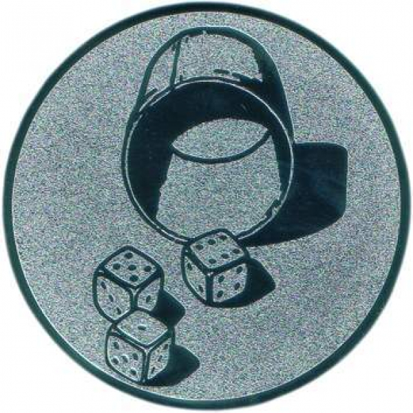 Emblem 25mm "Würfeln"