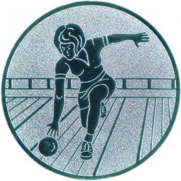 Emblem 50mm "Kegeln Damen"
