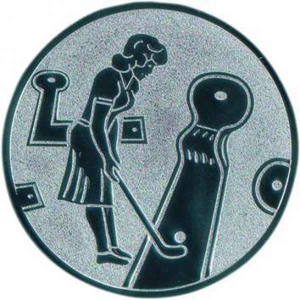 Emblem 50mm "Minigolf Damen"