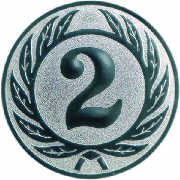 Emblem 50mm "Zahl 2"