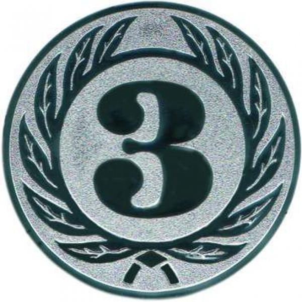 Emblem 50mm "Zahl 3"