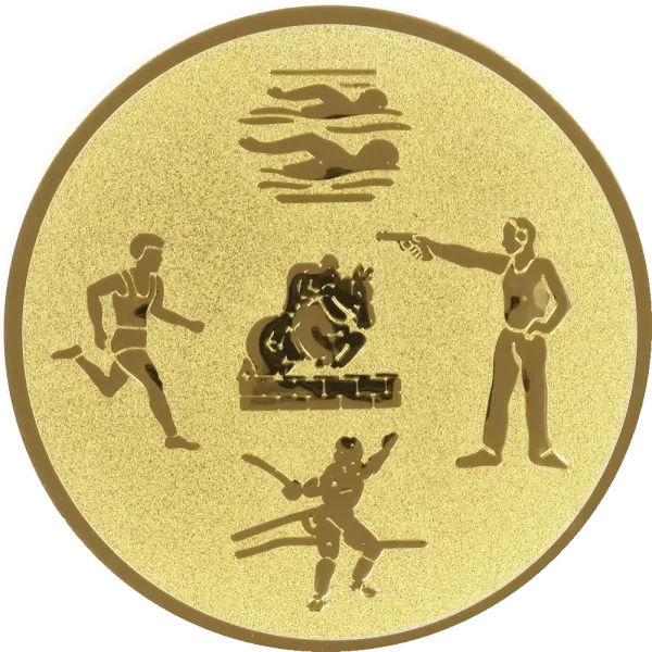 Emblem 50mm "Schützen Fünfkampf"