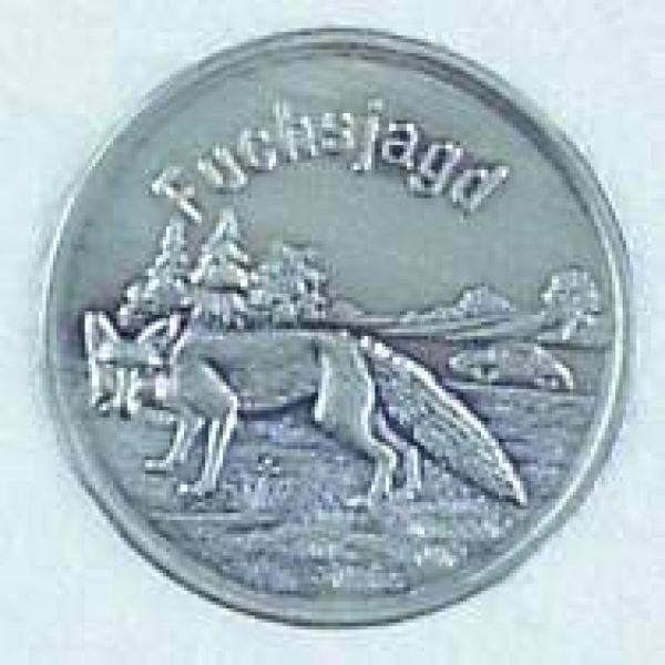 Zinn-Emblem 50mm Motorsport "Fuchsjagd"