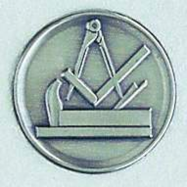 Zinn-Emblem 50mm Berufe "Tischler"