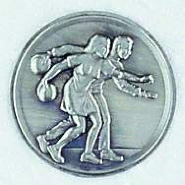 Zinn-Emblem 50mm Kegeln "Paare"
