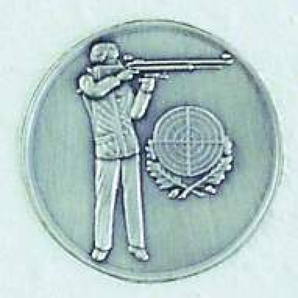 Zinn-Emblem 50mm Schützen "Schütze"